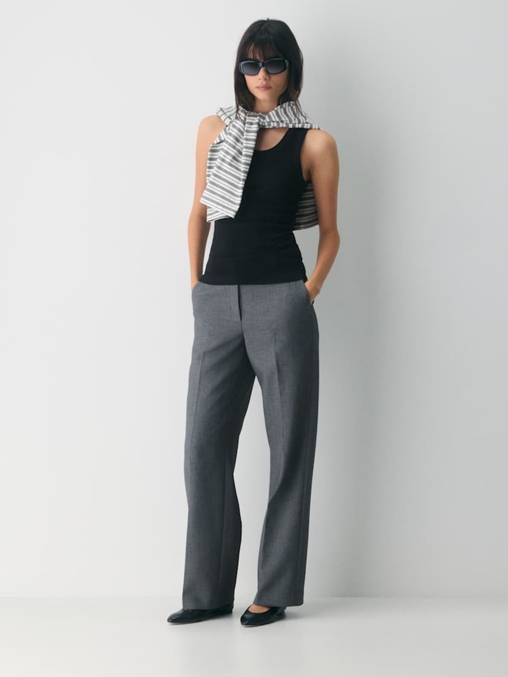 NWT Aritzia Babaton Agency  Gray Pants